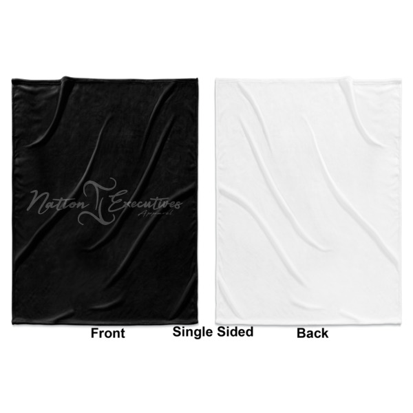 Custom Design - Baby Blanket (Single Sided - Printed Front, White Back)
