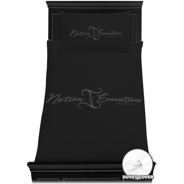 Custom Design - Bedding Set - Twin - Duvet - On Bed