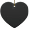 Design Your Own Heart Ceramic Ornament