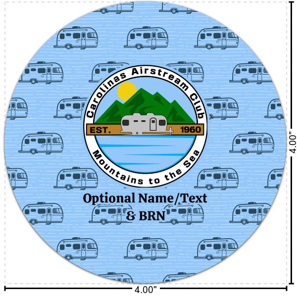 Custom Design Your Own Multipurpose Round Labels - 4"