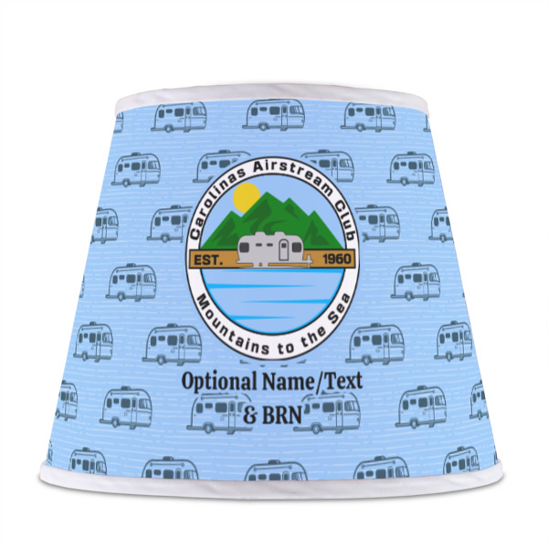 Custom Design - Poly Film Empire Lampshade - Front View