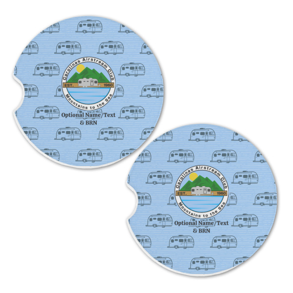 Custom Design - Sandstone Car Coasters - Set of 2