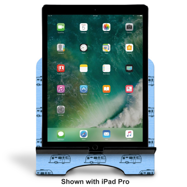 Custom Design - Stylized Tablet Stand - Front with ipad