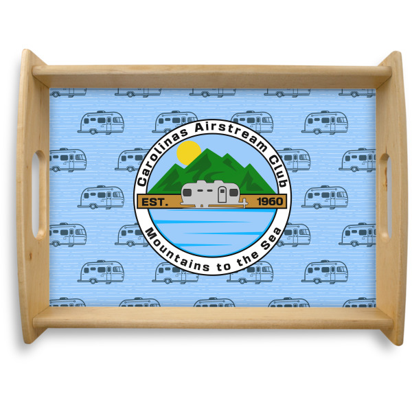 Custom Design Your Own Natural Wooden Tray - Large