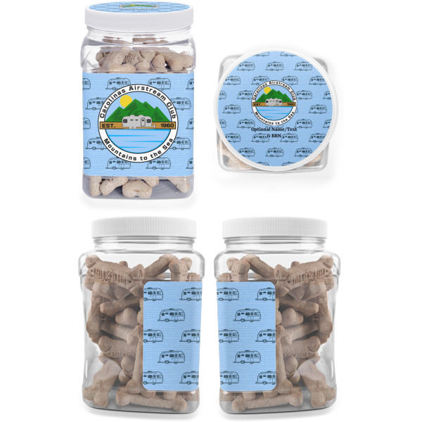 Custom Design - Pet Treat Jar - Multiple Angles