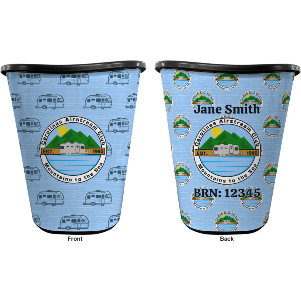 Custom Design - Waste Basket - Black - Double Sided - Approval