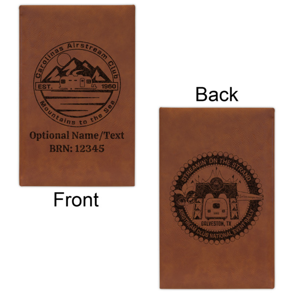 Custom Design - Cognac Leatherette Journal - Double Sided - Apvl