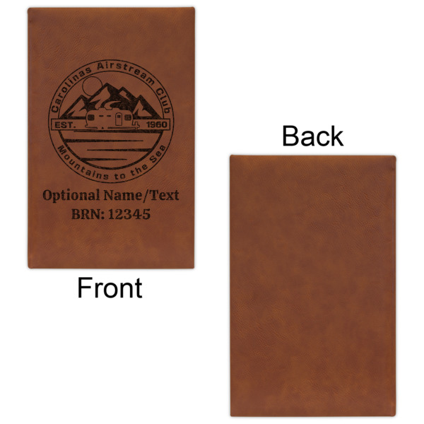 Custom Design - Cognac Leatherette Journal - Single Sided - Apvl
