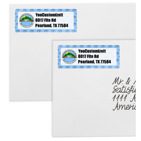 Custom Design - Mailing Labels - Double Stack Close Up