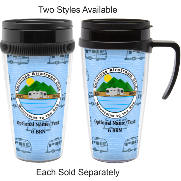 Custom Design - Acrylic Travel Mugs - With & Without Handle