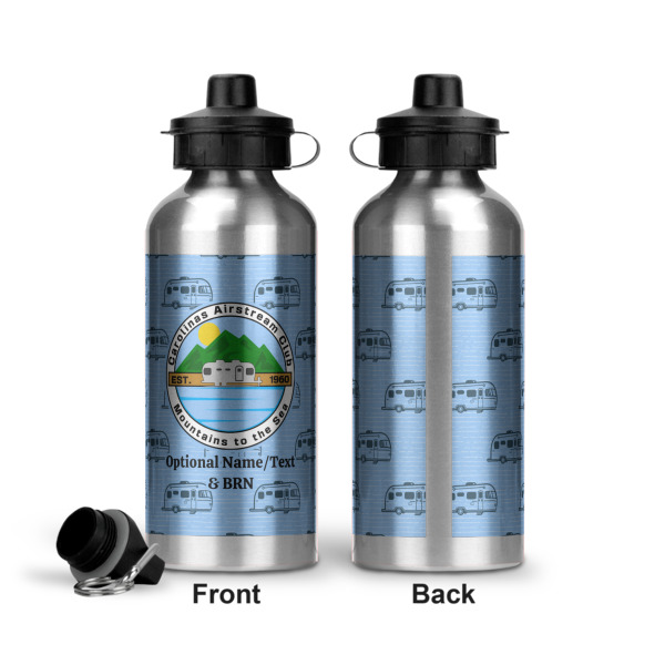 Custom Design - Aluminum Water Bottle - Front and Back