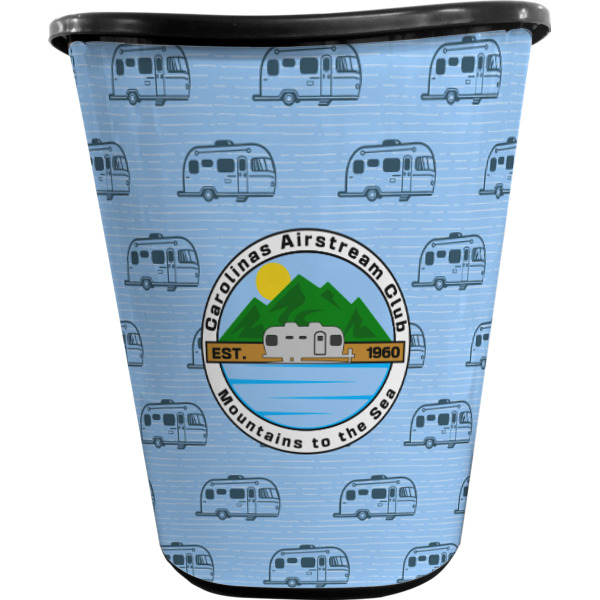 Custom Design - Waste Basket - Black - Front