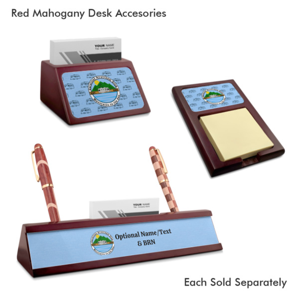 Custom Design - Mahogany Desk Accessories