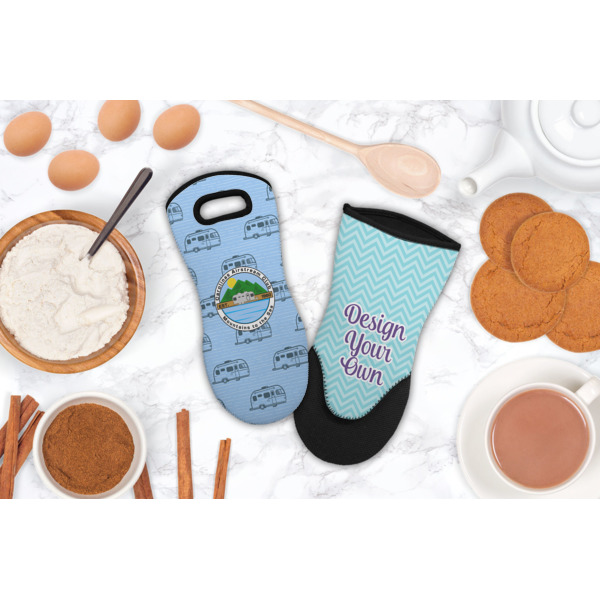Custom Design - Neoprene Oven Mitt - Lifestyle Image