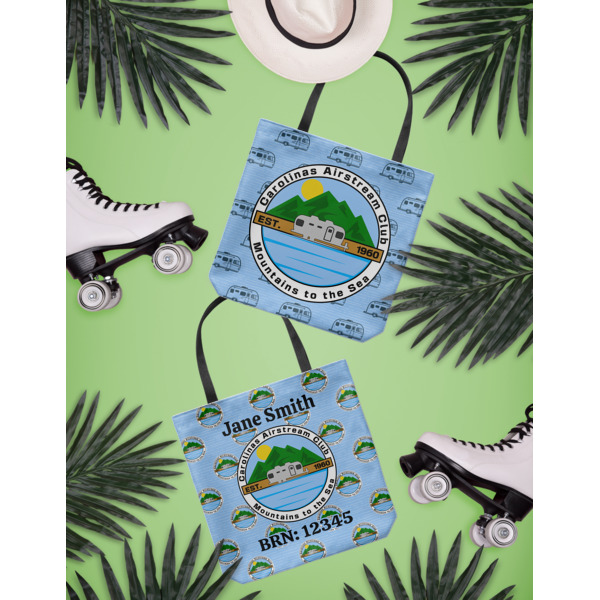 Custom Design - Canvas Tote Lifestyle Front and Back