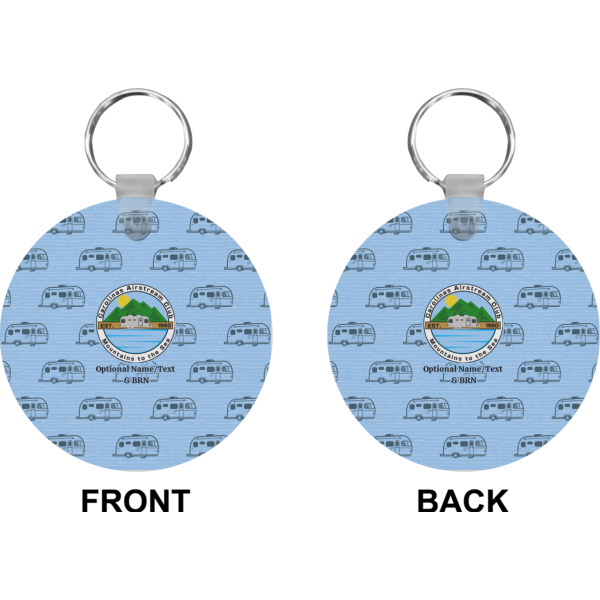 Custom Design - Circle Keychain (Front + Back)