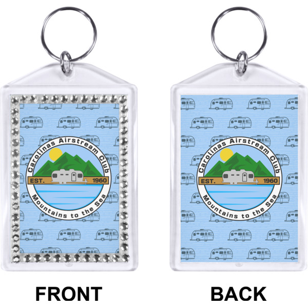 Custom Design - Bling Keychain (Front + Back)