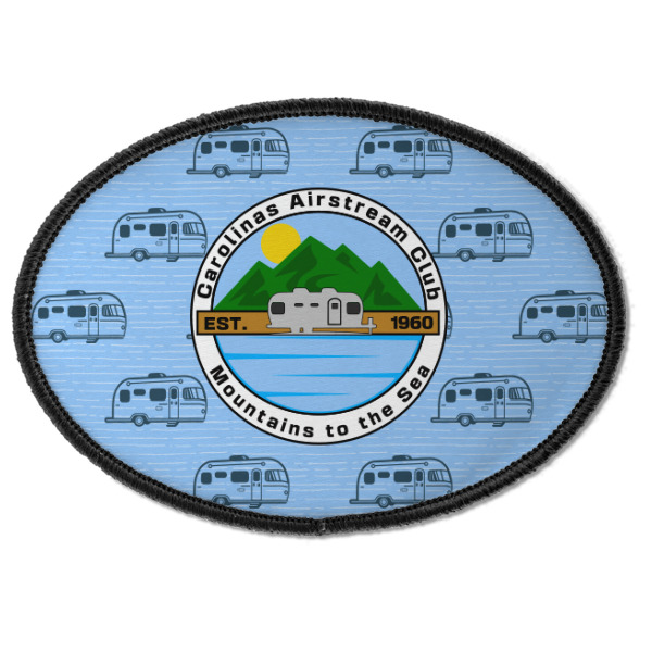 Custom Design - Iron On Patch - Oval - Front