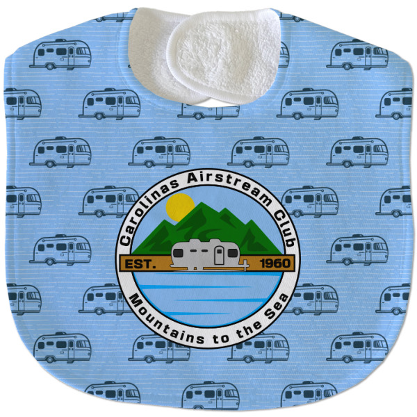 Custom Design - New Baby Bib - Closed and Folded