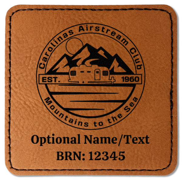 Custom Design - Leatherette Patches - Square