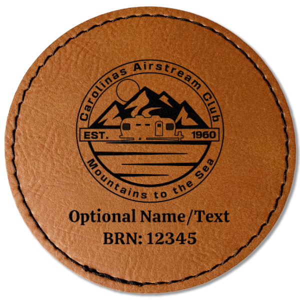 Custom Design - Leatherette Patches - Round