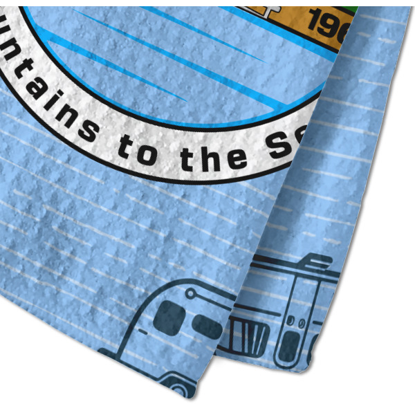 Custom Design - Waffle Weave Towel - Closeup of Material Image