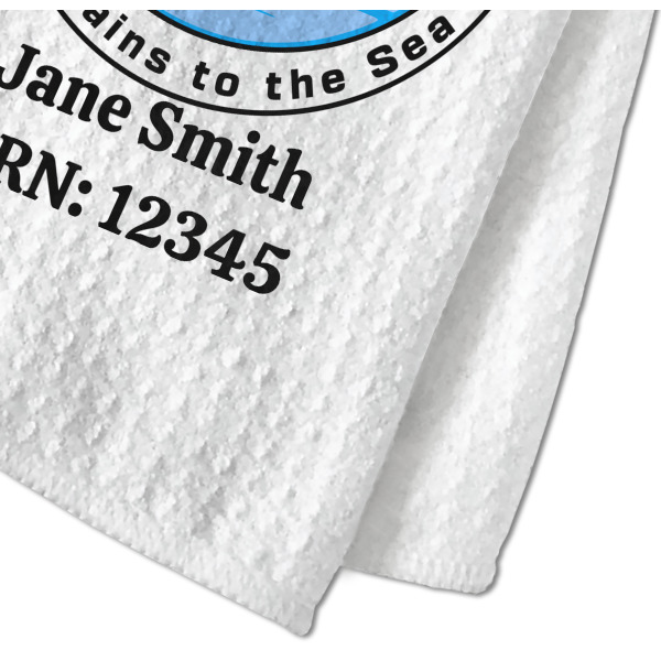 Custom Design - Waffle Weave Towel - Closeup of Material Image