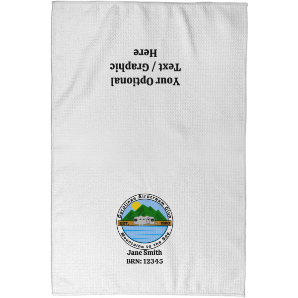 Custom Design - Waffle Towel - Partial Print - Approval Image