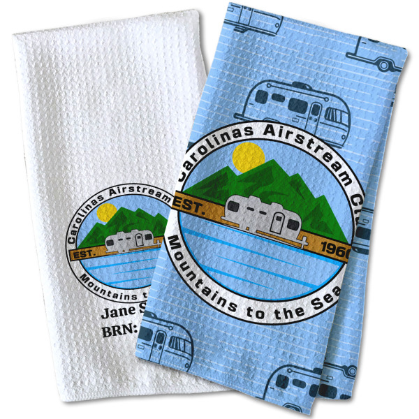 Custom Design - Waffle Weave Towels - Two Print Styles