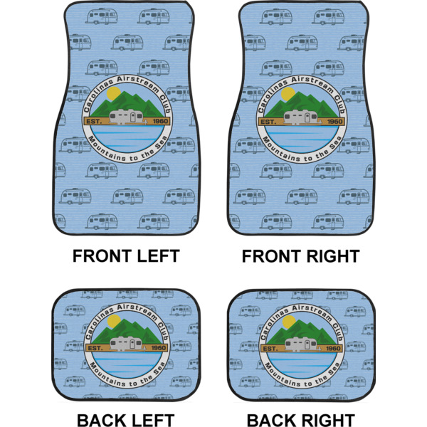Custom Design - Car Floor Mats Set (2F + 2B)
