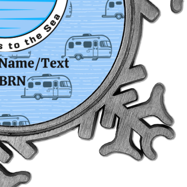 Custom Design - Vintage Snowflake - Detail