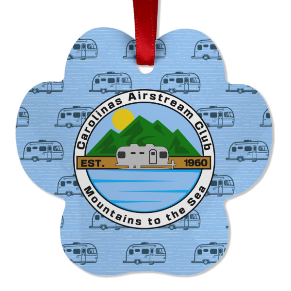 Custom Design - Metal Paw Ornament - Front