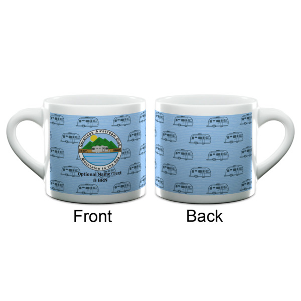 Custom Design - Double Shot Espresso Cup - Single - Front & Back