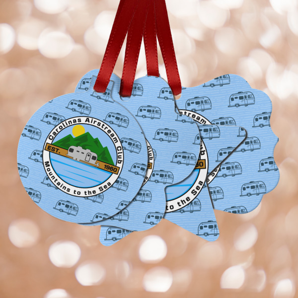 Custom Design Your Own Metal Ornaments - Double-Sided