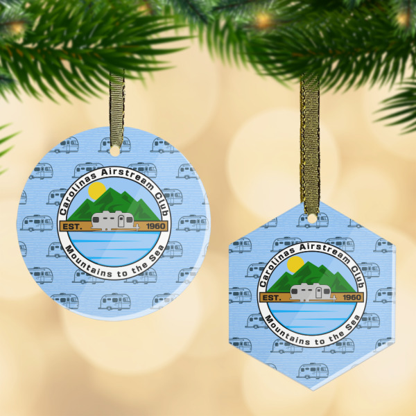 Custom Design Your Own Flat Glass Ornament