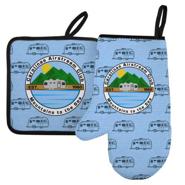 Custom Design Your Own Left Oven Mitt & Pot Holder Set