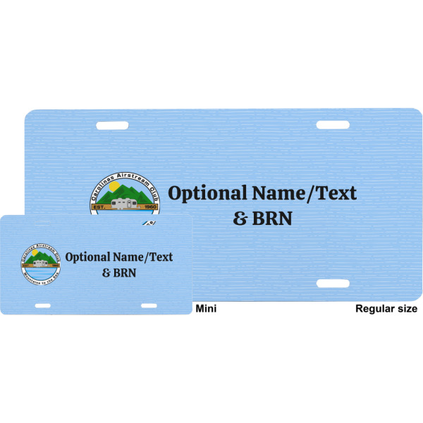 Custom Design - License Plate - Sizes - Four Holes