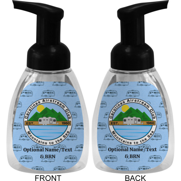 Custom Design - Foam Soap Bottle - Black - Front & Back