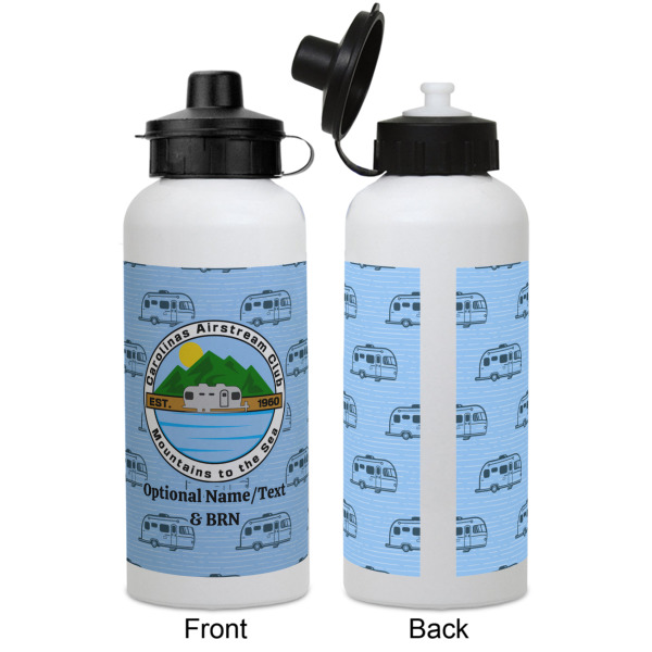 Custom Design - Aluminum Water Bottle - White APPROVAL