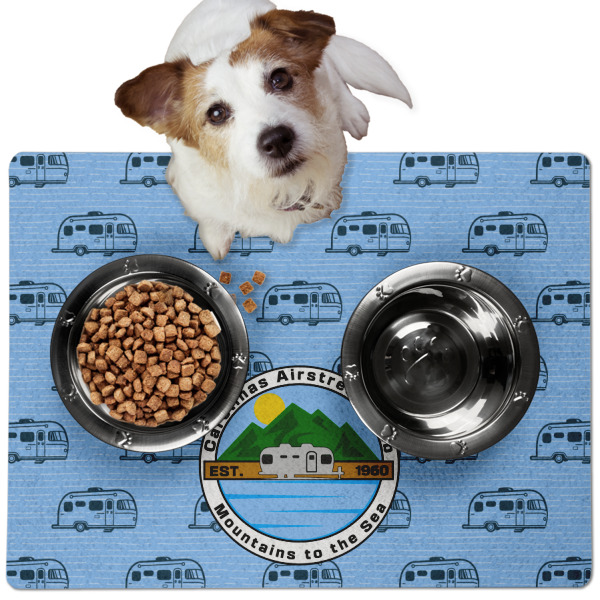 Custom Design - Dog Food Mat - Medium LIFESTYLE