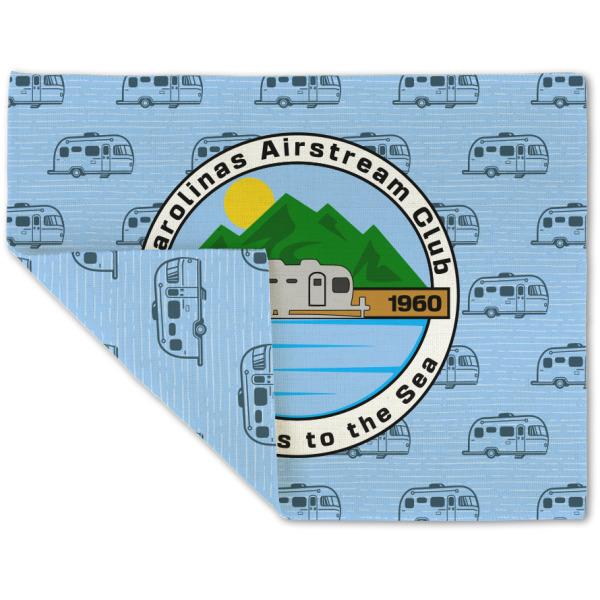 Custom Design - Linen Placemat - Folded Corner (double side)