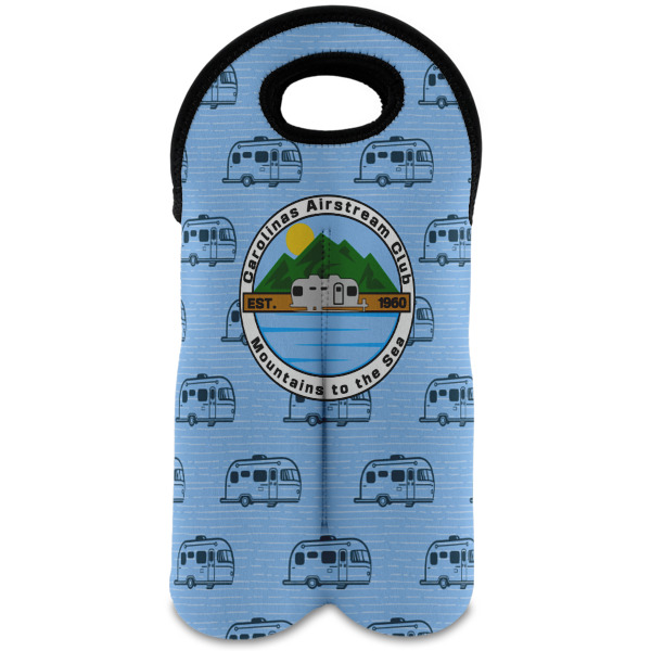 Custom Design Your Own Wine Tote Bag - 2 Bottles