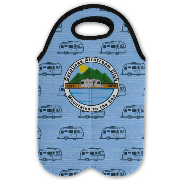 Custom Design - Double Wine Tote - Flat