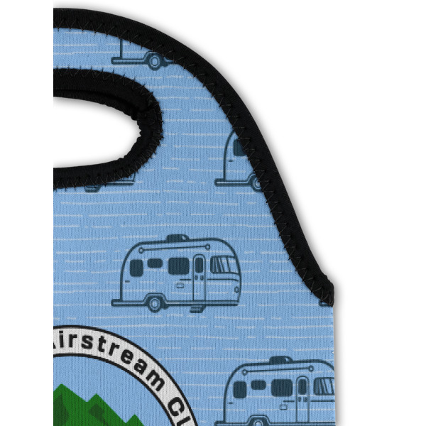 Custom Design - Double Wine Tote - Top Closeup