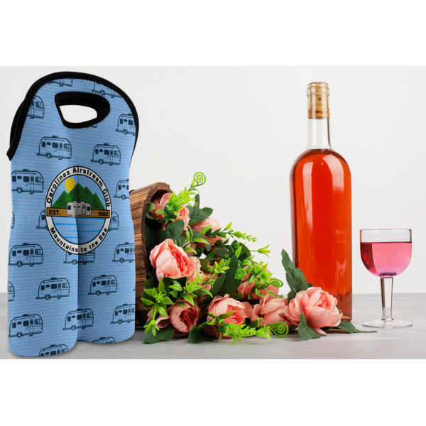Custom Design - Double Wine Tote - In Context