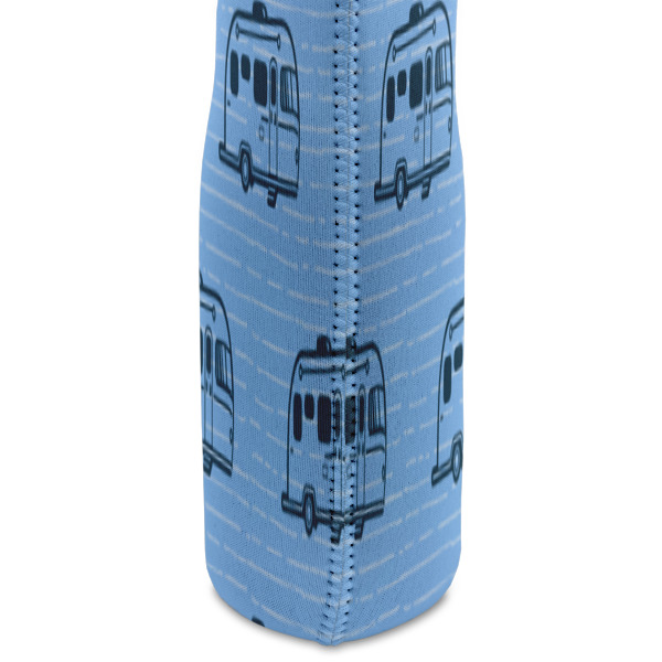 Custom Design - Double Wine Tote - Side Closeup