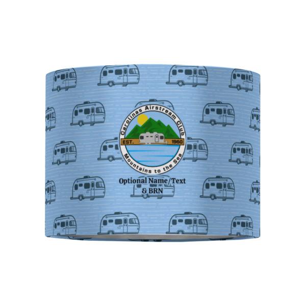 Custom Design - 8" Drum Lampshade - Front (Fabric)