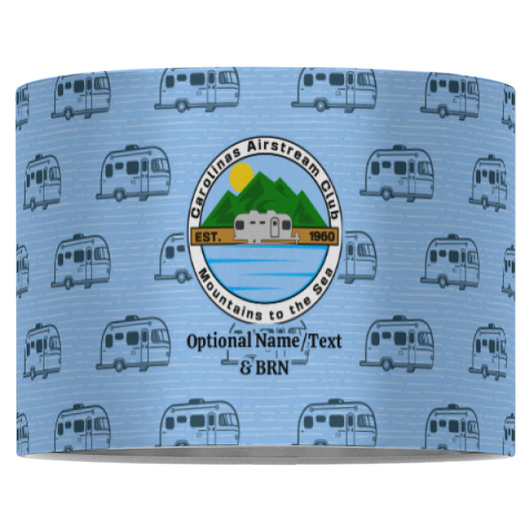 Custom Design - 16" Drum Lampshade - Front (Fabric)