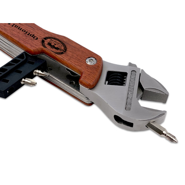 Custom Design - Wrench Multi-tool - DETAIL (back wrench with screw)