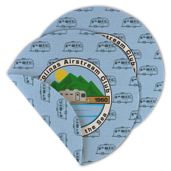 Custom Design - Round Linen Placemats - MAIN (Double-Sided)